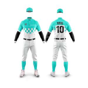 Uniformes de equipo de béisbol personalizados Impresión por sublimación Jersey en blanco Béisbol Jerseys y pantalones de béisbol baratos - Product Image 4