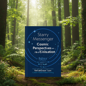 Starry Messenger: Cosmic Perspectives on Civilisation by Author Neil deGrasse Tyson Custom Hardcover <b>Book</b> Printing - Product Image 3