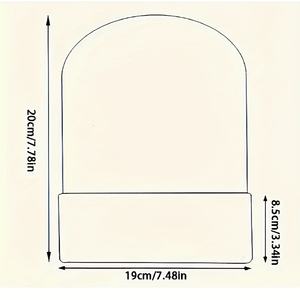 Nuevo gorro de punto jacquard personalizado para hombre y mujer, estilo tie-dye, de invierno, acrílico, cálido, holgado, con parche de cuero. - Product Image 2