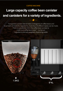 Distributeur automatique de café intelligent TCN Future <span class=keywords><strong>Tech</strong></span> AI, machine à expresso entièrement automatique en libre-service pour la vente au détail moderne - Product Image 6