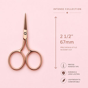 Mini Rose Gold Embroidery <b>Scissors</b> Fine Tip Stainless Steel <b>Sewing</b> Needlework Craft Tool - Product Image 6
