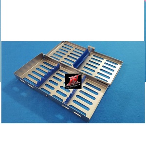 Plateau de stérilisation dentaire en acier inoxydable, autoclavable, réutilisable pour instruments dentaires, usage hospitalier et clinique dentaire, certifié CE - Product Image 6