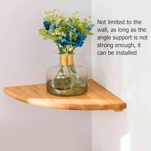 Handcrafted Teak Wood <b>Corner</b> <b>Floating</b> <b>Shelf</b> - Wholesale B2B - Product Image 5