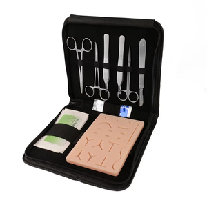 Kit de Práctica de Sutura, Set de Entrenamiento de Sutura Médica con Almohadilla de Silicona e Instrumentos Quirúrgicos - Product Image 1