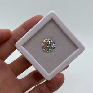 Diamant synthétique CVD de haute qualité, de taille ronde, cultivé en laboratoire, certifié DEF VSS1-VS2, fait main, pour la fabrication de bijoux. - Product Image 4