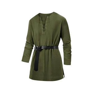 Chemise de reconstitution historique confortable pour hommes, vêtement à nouer pour reconstitutions historiques - Product Image 4