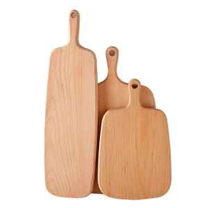 Ensemble de planches à fromage en bois d'acacia, planche à charcuterie avec ensemble de couteaux, plateau de service, planche à découper en bois, ensemble cadeau - Product Image 5