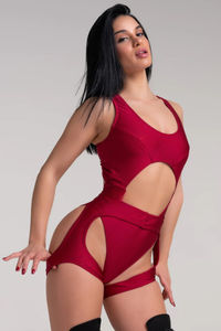 2026 Combinaison Sculptante Respirante pour Femme, Combinaison de Danse sur Barre, Coupe Ajustée, Une Pièce, Extensible, Tendance - Product Image 3