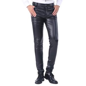 Pantalones de Cuero Apilados para Hombre, los Más Vendidos en Línea, Ajuste Regular, Estilo Urbano, Resistentes al Agua y Transpirables - Product Image 1