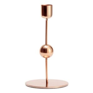 Copper <b>Candlestick</b> Holder Modern Minimalist Design Durable Metal Stand for Home Decoration <b>Tall</b> Metal Taper <b>Candlestick</b> Holder - Product Image 1