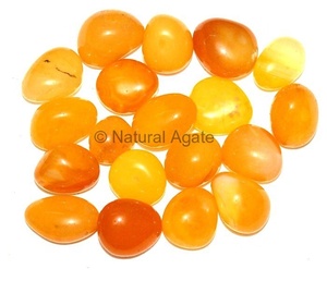 หินออนิกซ์สีเหลืองขัดเงาธรรมชาติ หินบำบัด คริสตัล พลอย หินพกพา ขายส่ง ผู้ผลิต ผู้ส่งออก ผู้จัดจำหน่าย - Product Image 1