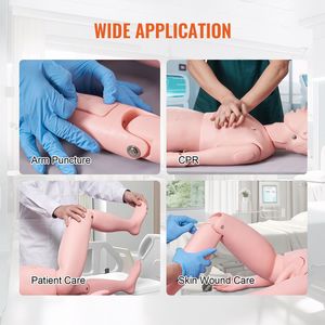 Mannequin masculin grandeur nature en PVC pour la formation et l'éducation en soins infirmiers - Product Image 6
