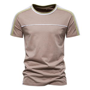 Camiseta Deportiva Casual de Manga Corta para Hombre, Cuello Redondo, Secado Rápido, Ajuste Regular, Tejido de Poliéster, Color Sólido, Azul - Product Image 4