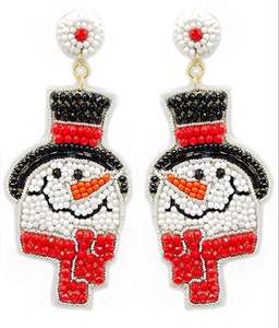 Boucles d'oreilles et bijoux brodés à la main, de qualité supérieure, avec un motif cygne rose et noir, pour femmes, en provenance d'Inde. - Product Image 2