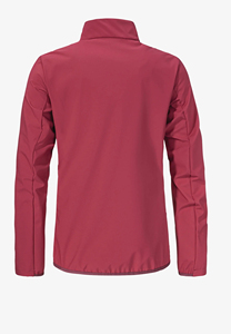 Chaqueta de exterior de alta calidad para mujer, color rosa oscuro, con cremallera completa, cuello alto, forro polar térmico, cortavientos, venta al por mayor. - Product Image 5