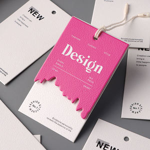 Custom Logo Clothing <b>Tag</b> High-End Net Red Wind Listing for Women's Store General Trademark Custom-Made High-Level Sensation Card - Product Image 5