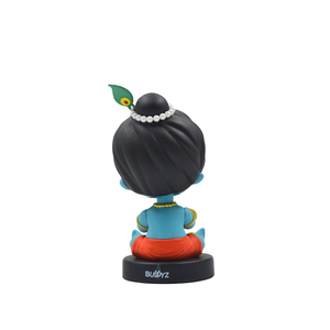 Figuras Decorativas de Lord Krishna Makhanchor Pintadas a Mano, Detalladas y Espirituales, para el Hogar, la Oficina, el Tablero del Automóvil y como Regalo - Product Image 2