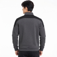Sweat-shirt pour homme à demi-zip / Fournisseur direct d'usine, nouveau design, sweat-shirt pour homme sur mesure, best-seller, dernier style avec OEM