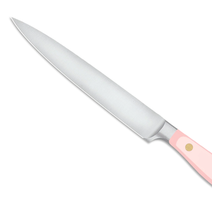 Couteau de cuisine multi-usage avec manche triple rivet rose, lame tranchante en acier inoxydable pour couper les légumes et la viande - Product Image 4