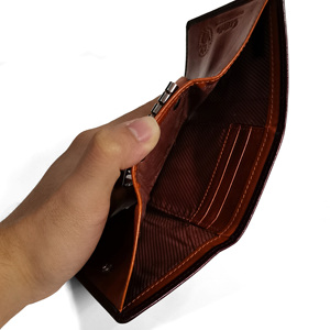 คุณภาพสูง Castello unisex พวงกุญแจกระเป๋าสตางค์หนังวัวแท้ผักสีแทน S/SNAP ออกใหม่5สีโพลีเอสเตอร์ - Product Image 4