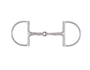 Bocados para Caballos de Acero Inoxidable Veterinario de Primera Calidad, Duraderos, con Alambre Trenzado, Anillo en D y Boquilla Lisa para Perros y Conejos - Product Image 3