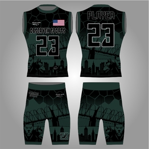Uniformes 7V7 Transpirables para Entrenamiento en Equipo, Uniforme de Fútbol Americano de Compresión para Entrenamiento y Juego 7 contra 7 - Product Image 1