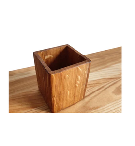 Wood Pen Holder Tableware Organizer for Office Decor Accessories for <b>Tables</b> Stationery Wood Pen Holder - Product Image 2