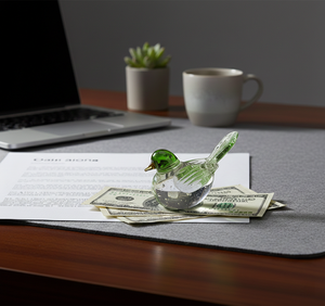 Figura de Pájaro de Cristal Hecha a Mano, Decoración Artística de Cristal, Pisapapeles, Adorno para el Hogar, Oficina o Tablero de Auto, Artículo de Regalo Decorativo - Product Image 5