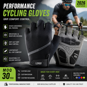 Fabricante de Guantes de Ciclismo Personalizados, Marca Privada OEM, Guantes para Bicicleta de Montaña y Carretera, Sublimación, Acolchado de Gel, Venta al Por Mayor - Product Image 3