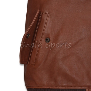 Hot Selling Vintage Genuine <b>Leather</b> <b>Jacket</b> for Men Breathable Winter Wear Casual <b>Long</b> Coat Made by Pakistan - Product Image 3