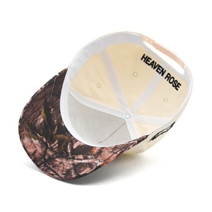 Casquette Snapback Personnalisée OEM Broderie 3D Style Old English Visière Camouflage Bandeau Anti-Transpiration Streetwear Casquette de Baseball Vente en Gros Fournisseur B2B Unisexe - Product Image 2