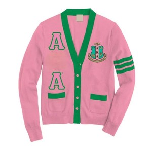 Wholesale Custom Logo Winter/Spring Casual <b>Thick</b> Long Sleeve Embroidered Patch Sorority Uniform Letterman Varsity <b>Cardigan</b> - Product Image 1