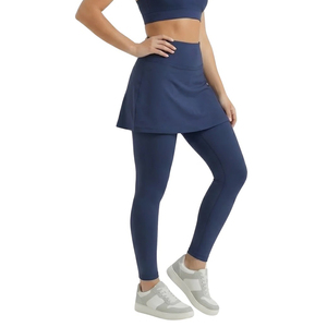 เลกกิ้งกระโปรงเอวสูงสำหรับผู้หญิง ผ้าเนื้อนุ่มยืดหยุ่นได้ดี เหมาะสำหรับออกกำลังกาย โยคะ วิ่ง ใส่ลำลอง และใช้ในชีวิตประจำวัน - Product Image 2