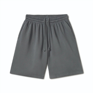Shorts de sport pour hommes en molleton doux, coton premium, coupe décontractée, style streetwear, mode décontractée, vêtements de sport d'été - Product Image 1