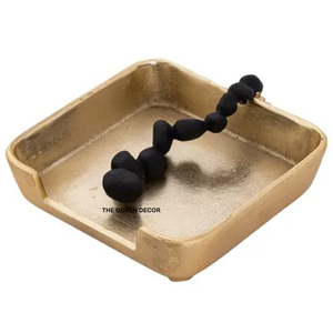 Porte-serviettes de table de qualité supérieure, plaqué or, design feuillage, durable, de qualité supérieure, pour restaurant - Product Image 6