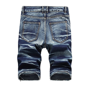 Wholesale Streetwear Vintage Washed Ripped Denim <b>Jean</b> Shorts Manufacturer Custom Baggy Blank <b>Jeans</b> Short <b>Men</b> OEM Serviced - Product Image 5