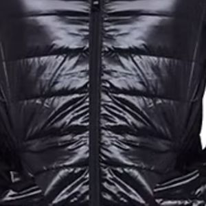 Women Black Long Puffer <b>Coat</b> Quilted Lightweight Full Zip High Collar Warm <b>Winter</b> Outerwear Custom Logo Wholesale Fashion - Product Image 4