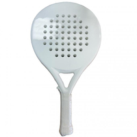 Raquettes de paddle en fibre de carbone légères sur mesure de haute qualité, design amateur/junior, OEM, vente en gros, matériau de filet en nylon