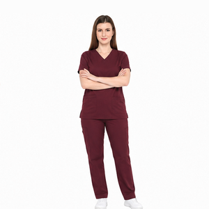 Uniforme Médico Quirúrgico para Mujer al por Mayor, Uniforme de Enfermería de Algodón y Poliéster Tejido, de Secado Rápido, Transpirable y Cómodo para el Cuidado de la Salud - Product Image 6