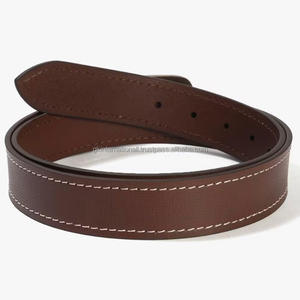 Daly Wear High Quality Brown Double Stitched Full Grain Men's Fashion leather casual belt for <b>Jeans</b> or Pants - Product Image 5