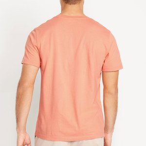 Camiseta de Cuello Redondo Corta de Alta Calidad con Serigrafía Personalizada, 100% Algodón, Lisa, para Hombre - Product Image 2