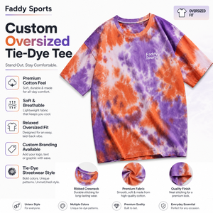 Custom Logo Oversized Tie Dye T-Shirt Men Unisex Heavyweight Cotton Vintage Acid Wash Streetwear Hip Hop Summer <b>Tee</b> Tops - Product Image 6