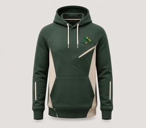 Sudadera con Capucha Personalizada con Bloques de Color, Unisex, con Bolsillo Canguro, Panel en Contraste y Cordón Ajustable para Hombre y Mujer - Product Image 6