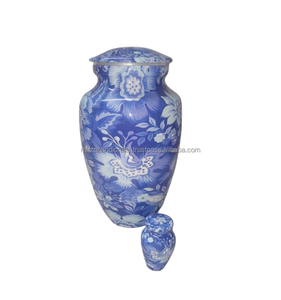 โกศใส่ศพของคนขี้เถ้าขี้เถ้าจากคนมีสีสันสวยงามตกแต่งแบบอเมริกัน - Product Image 1