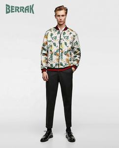 Spring Autumn New Men's Bomber Zipper Jacket Male Casual Streetwear Hip Hop Slim Fit Pilot Coat Men Clothing - Product Image 3