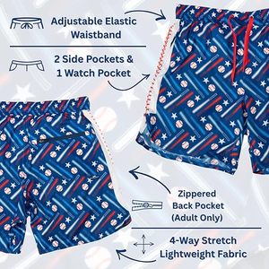 Pantalones Cortos Casuales para Hombre de Alta Calidad, Sólidos, Transpirables, Cintura Elástica, Poliéster/Algodón, Gran Venta - Product Image 2
