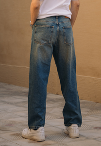 Nouveau Jean Homme Personnalisé OEM, Coupe Droite, en Denim Spandex Délavé à l'Acide, 100% Coton, Style Décontracté - Product Image 2