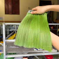 Cheveux Alpha A141 Usine Prix Vente à Chaud Grand Stock Os Soyeux Droit Cheveux Humains Vietnamien Remy Lace Front Machine Trame