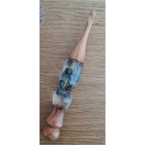 Wholesale Luxury Resin Wooden <b>Crochet</b> <b>Hook</b> Ergonomic Knitting Needles Handmade Craft Yarn Weaving <b>Hooks</b> Set for DIY Sweaters - Product Image 3