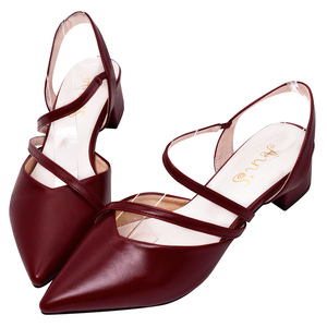 Ann'S Ladies Mid Heel <b>Slingback</b> Dress Red <b>Shoes</b> - Product Image 1